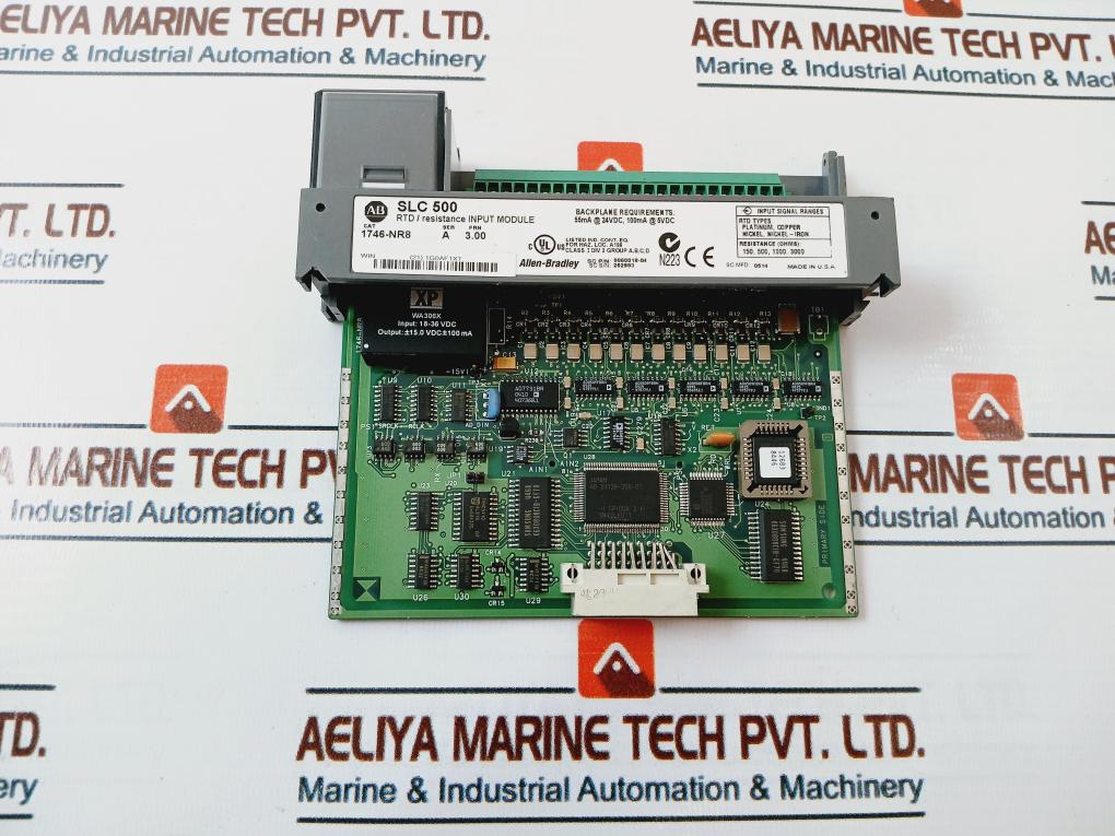 Allen-bradley 1746-nr8 Slc 500 Rtd/Resistance Input Module Ser: A