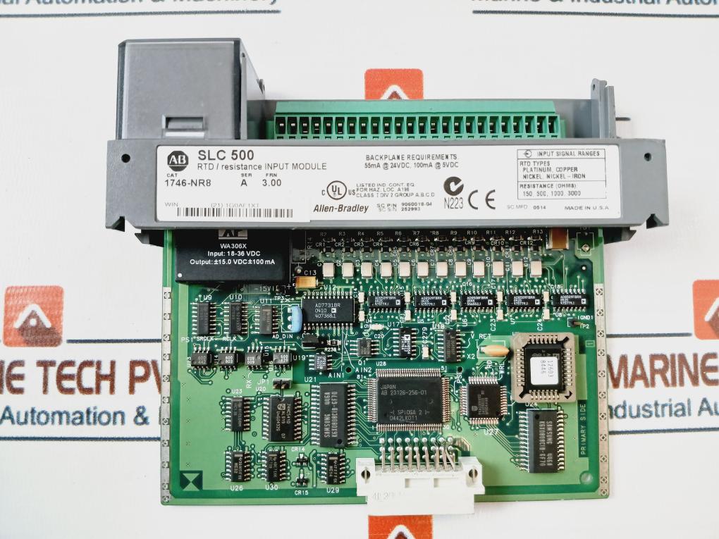 Allen-bradley 1746-nr8 Slc 500 Rtd/Resistance Input Module Ser: A