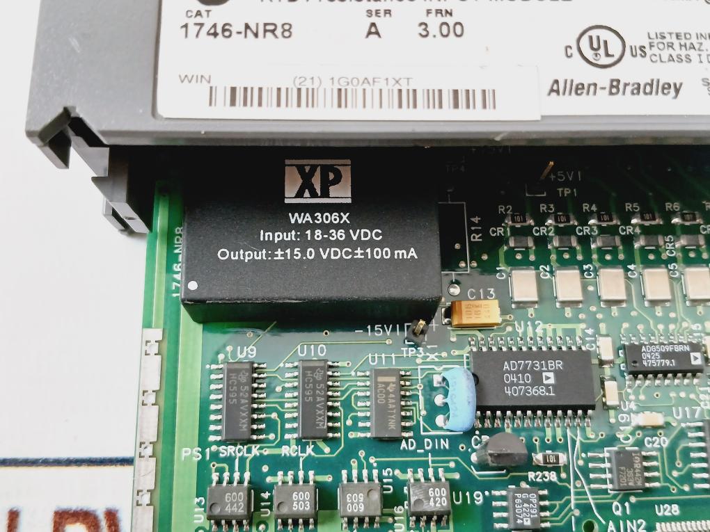 Allen-bradley 1746-nr8 Slc 500 Rtd/Resistance Input Module Ser: A