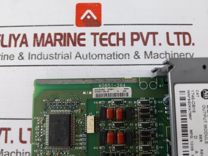 Allen-bradley 1746-ob16 Dc-source Output Module Slc 500