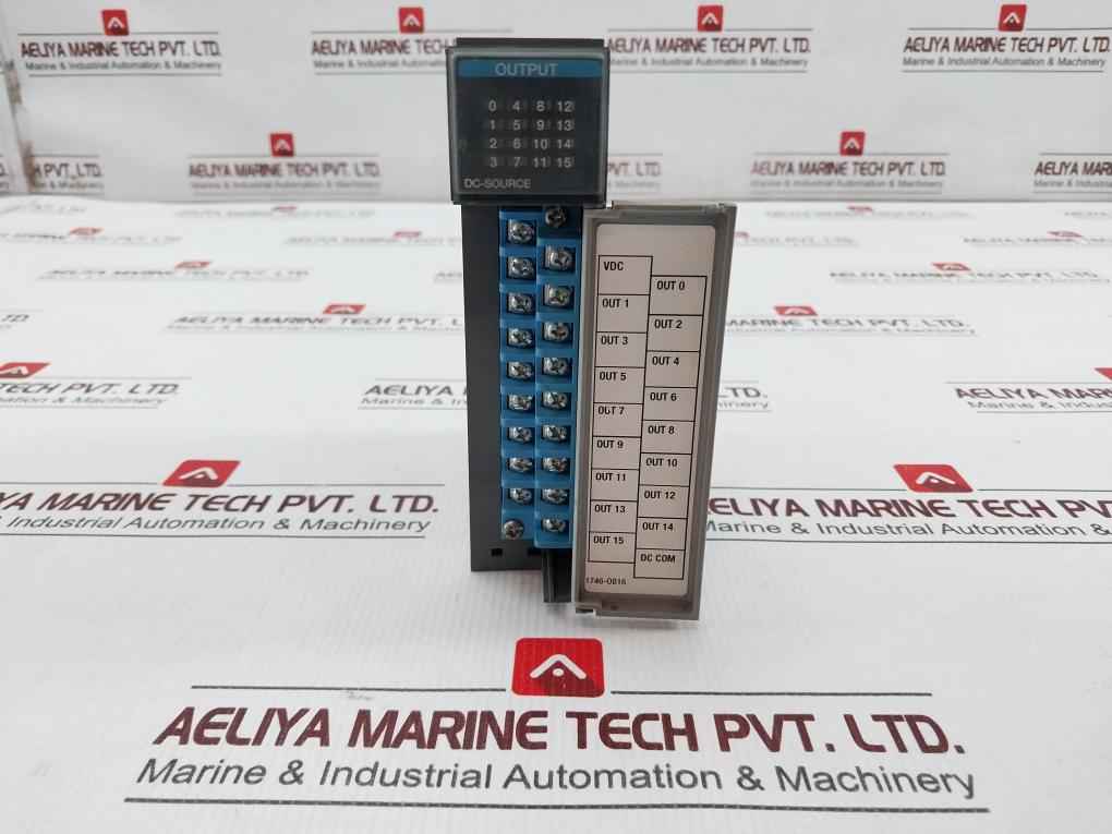 Allen-bradley 1746-ob16 Dc Output Module 10-50v Slc 500