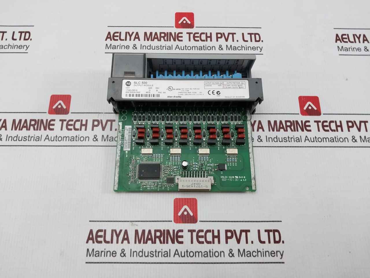 Allen-bradley 1746-ob16 Dc Output Module 10-50v Slc 500