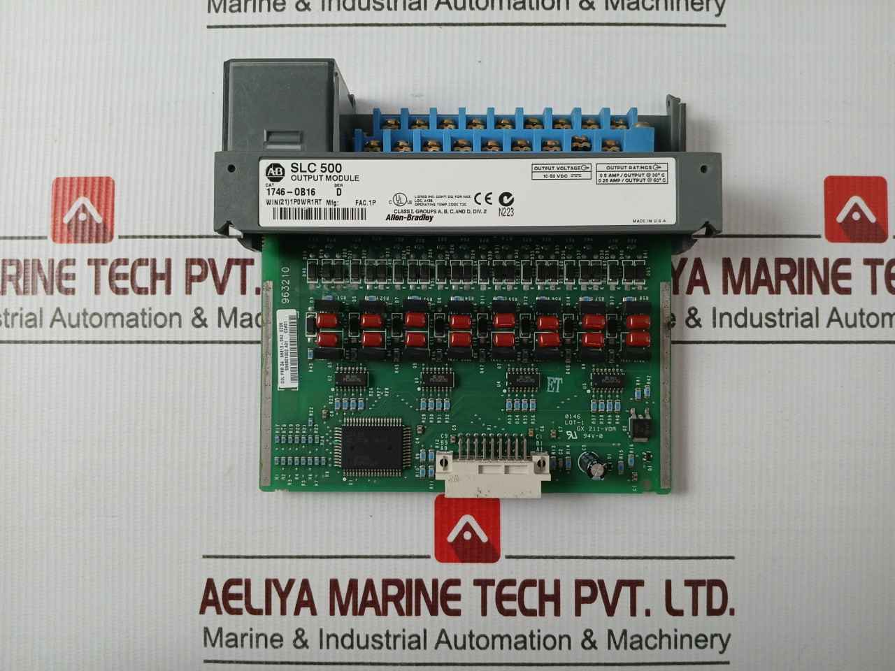 Allen-bradley 1746-ob16 Plc Output Module 10-50 Vdc 0.5 Amp