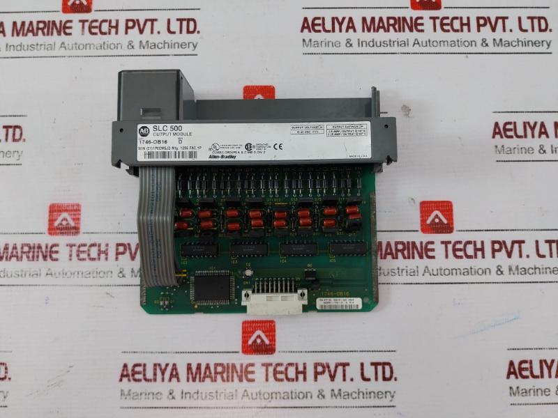 Allen-bradley 1746-ob16 Plc Output Module Dc-source 10-30 Vdc