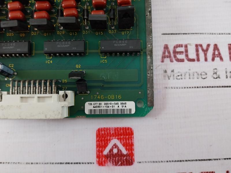 Allen-bradley 1746-ob16 Plc Output Module Dc-source 10-30 Vdc