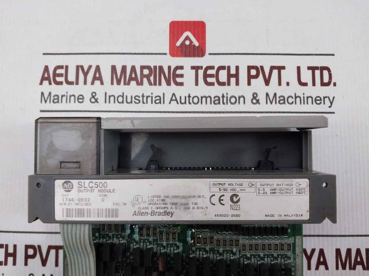 Allen-bradley 1746-ob32 Slc500 Digital Dc Output Module 5-50 Vdc 0.5Amp