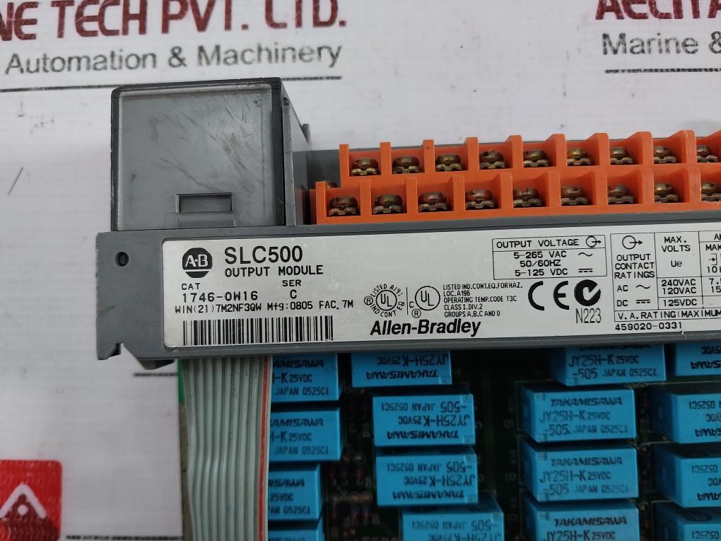 Allen-bradley 1746-ow16 16 Point Digital Output Module