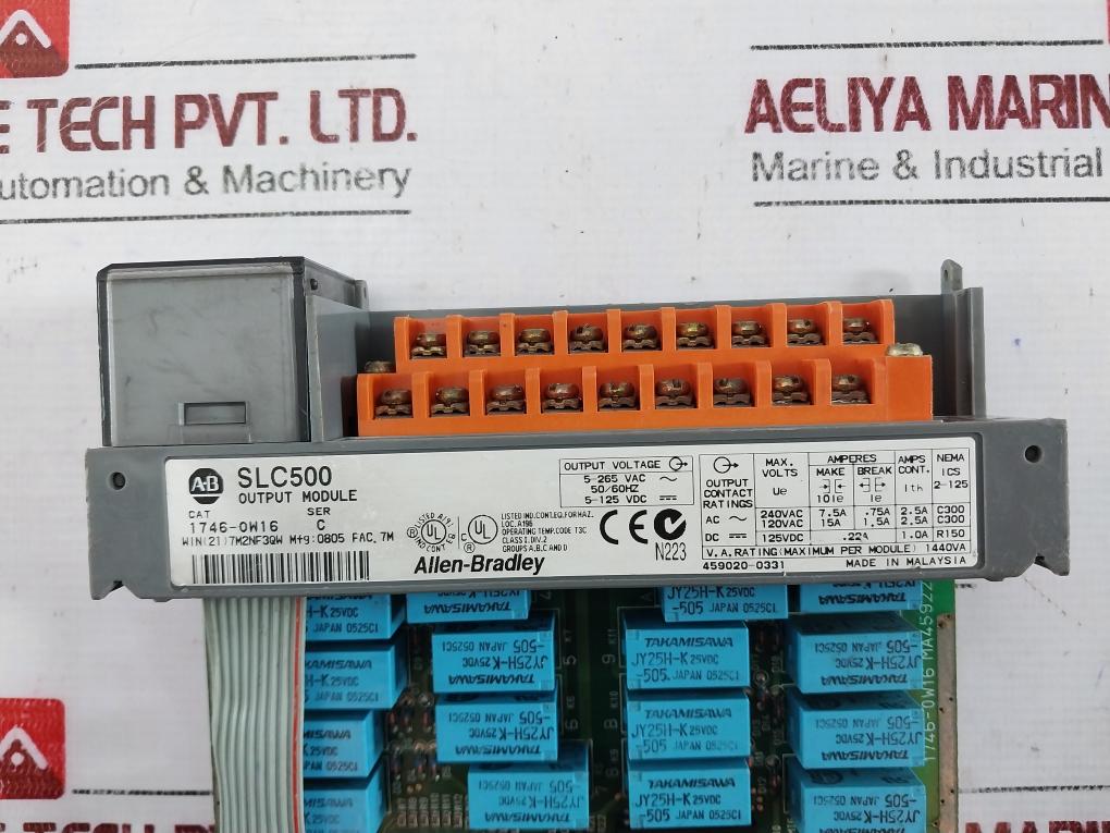 Allen-bradley 1746-ow16 16 Point Digital Output Module