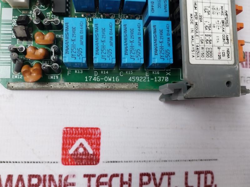 Allen-bradley 1746-ow16 16 Point Digital Output Module 5-265 Vac 50/60Hz