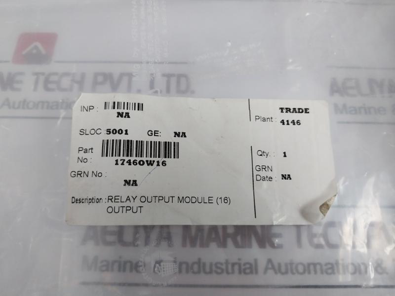 Allen-Bradley 1746-OW16 SLC 500 16 Point Digital Output Module