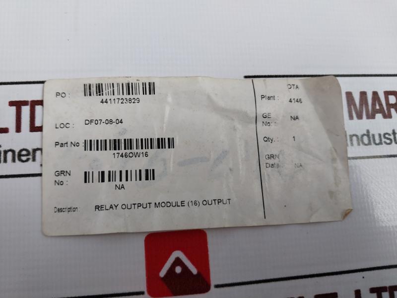 Allen-Bradley 1746-OW16 SLC 500 16 Point Digital Output Module