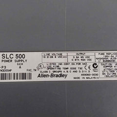 Allen-bradley 1746-p3 Slc 500 Power Supply 19.2-28.8 Vdc 459060-0030