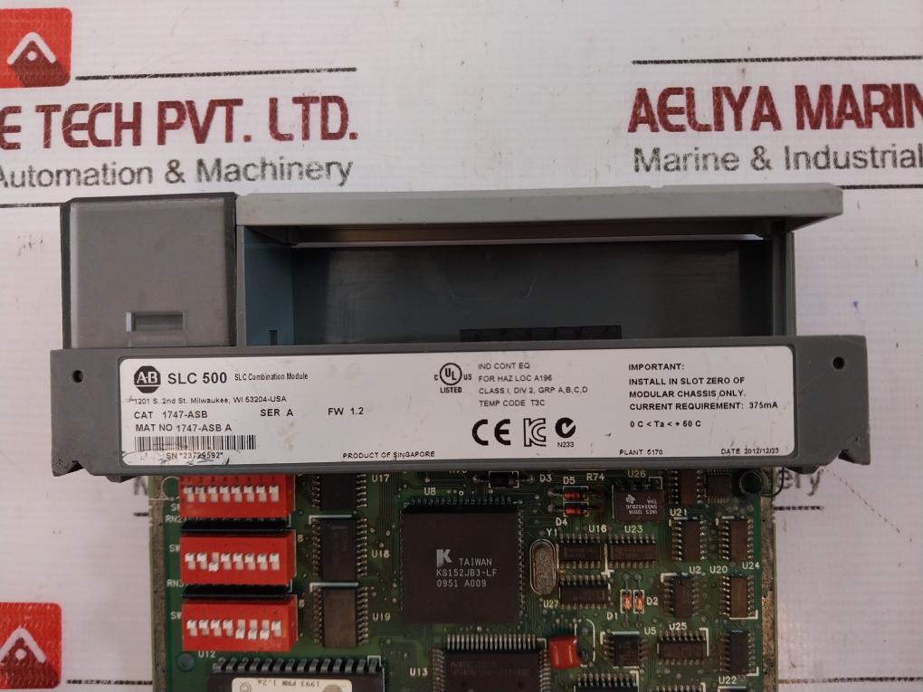 Allen-bradley 1747-asb Slc 500 Adapter Module, 375Ma