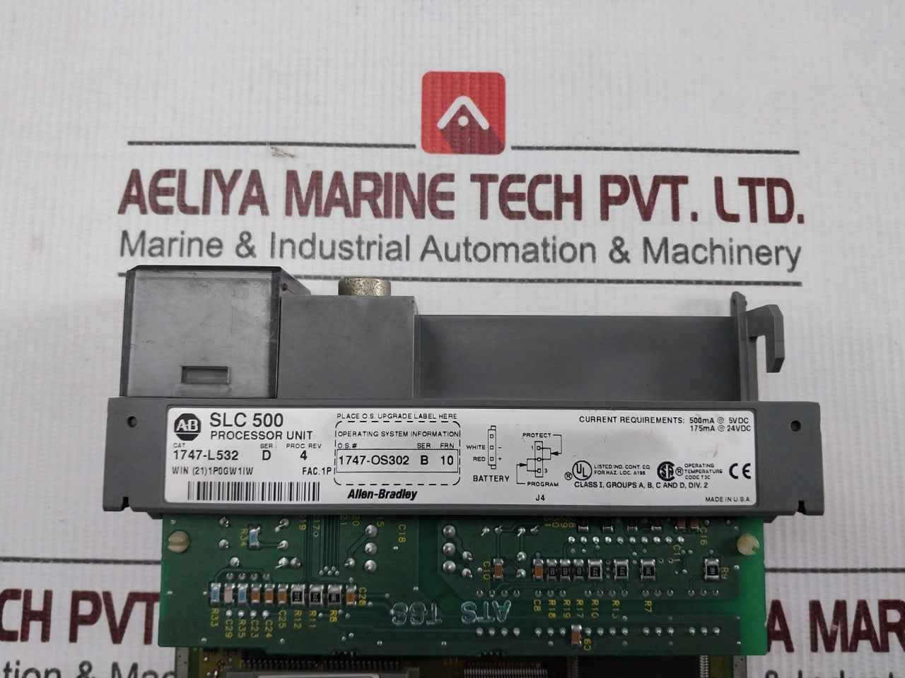Allen-bradley 1747-l532 Slc 500 Scl 5/03 Cpu Processor Unit 500ma