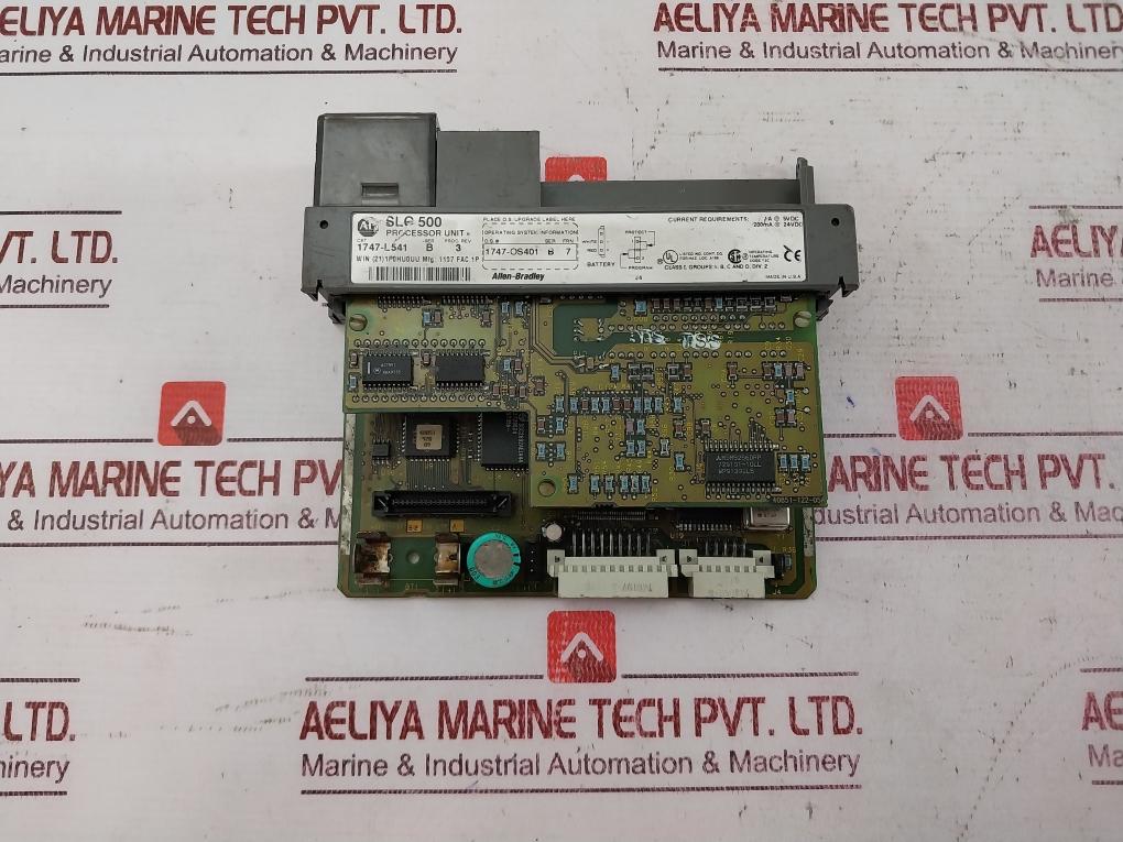 Allen-bradley 1747-l541 Processor Unit Slc 5/04 Cpu Slc 500 Ser:B Proc.Rev:3