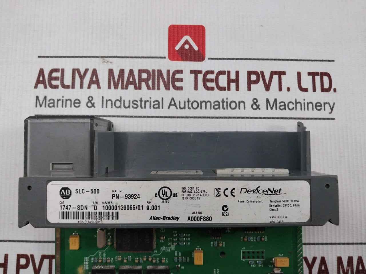 Allen-bradley 1747-sdn Devicenet Scanner Module Slc-500 24Vdc, 90Ma
