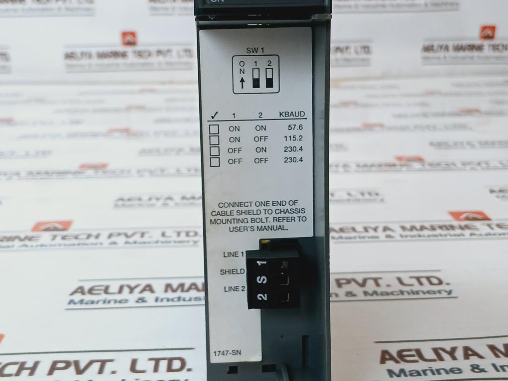 Allen-bradley 1747-sn Slc 500 Remote I/O Scanner Ser: B