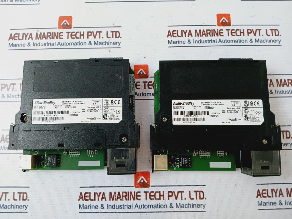 Allen-bradley 1756-enbt Ethernet/Ip Bridge Module 96347280 A01 Ser A