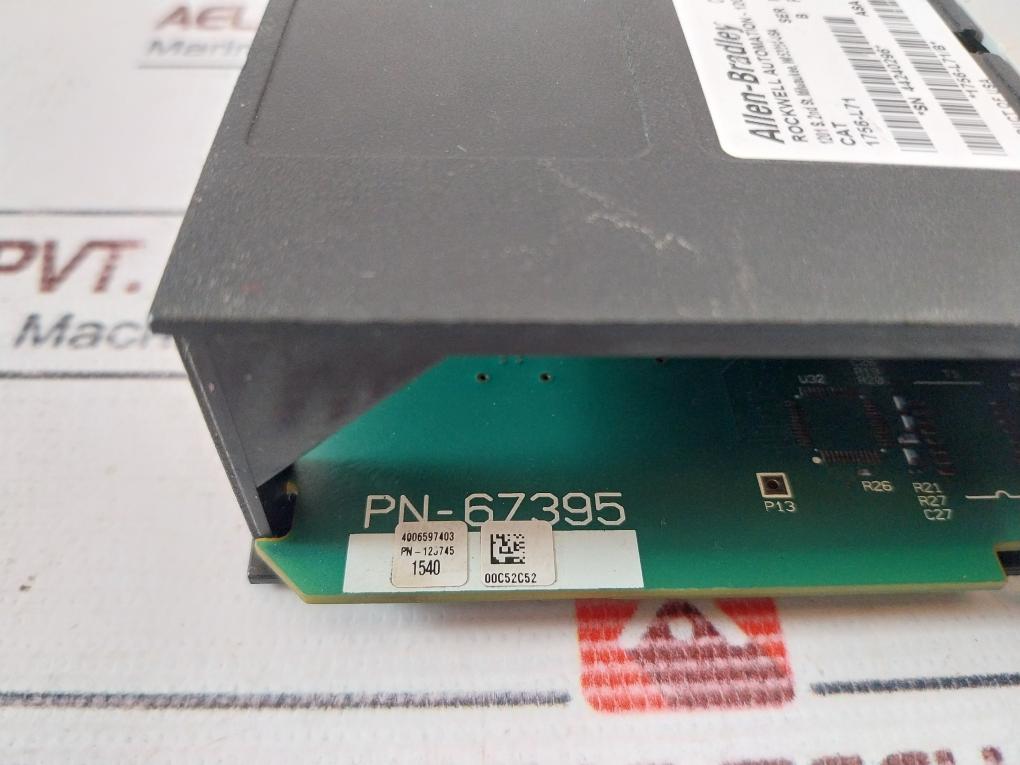 Allen-bradley 1756-l71 Controllogix 2 Mb Controller Pn-114304 00C52C52