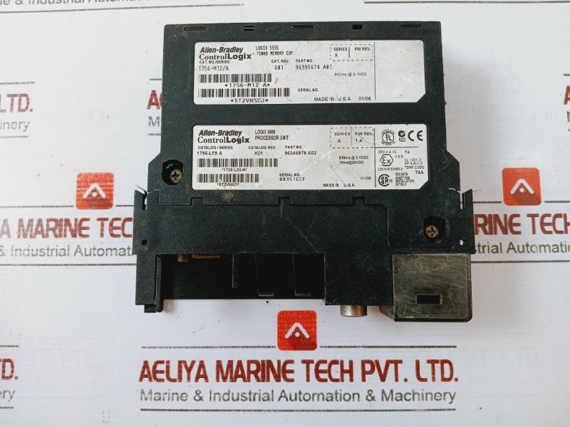 Allen-bradley 1756-m12 Processor Unit And Memory Expansion Module 1756-l55/A