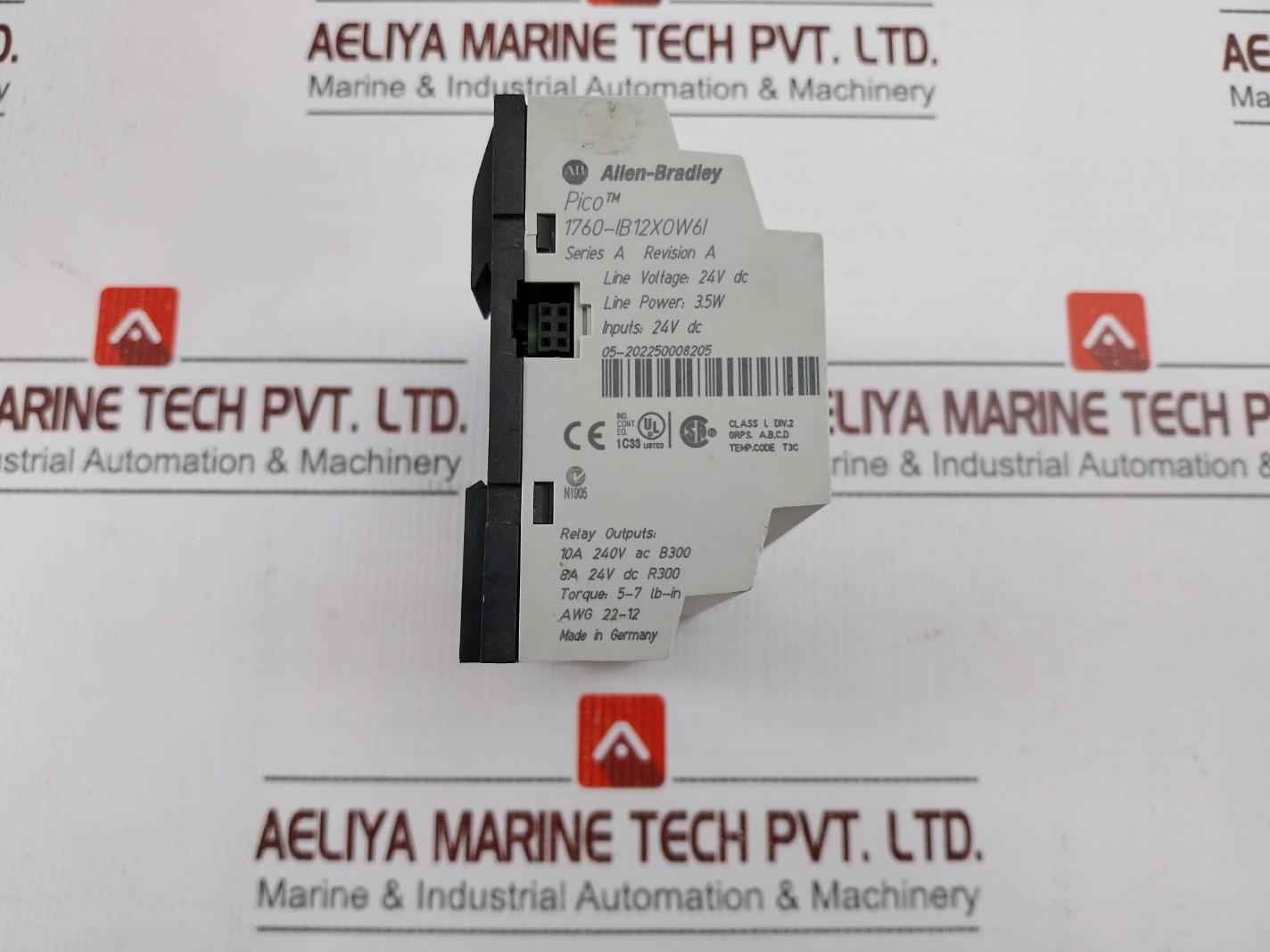 Allen-bradley 1760-ib12X0W6I Control Module 24V Dc 3.5W Awg 22-12