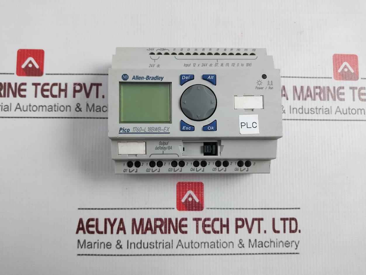 Allen-bradley 1760-l18bwb-ex Pico Dc Controller 10a 240v