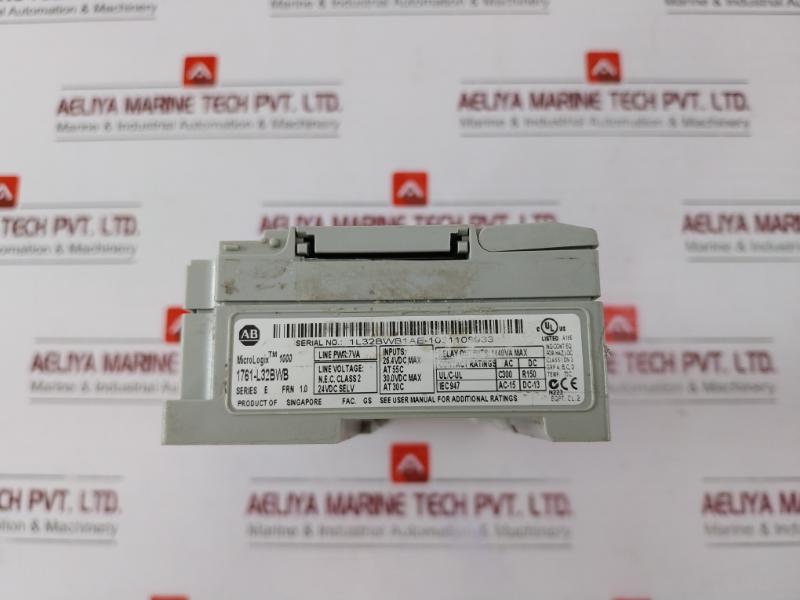 Allen-bradley 1761-l32Bwb Micrologix 1000 Controller Series E 7Va 24Vdc Selv