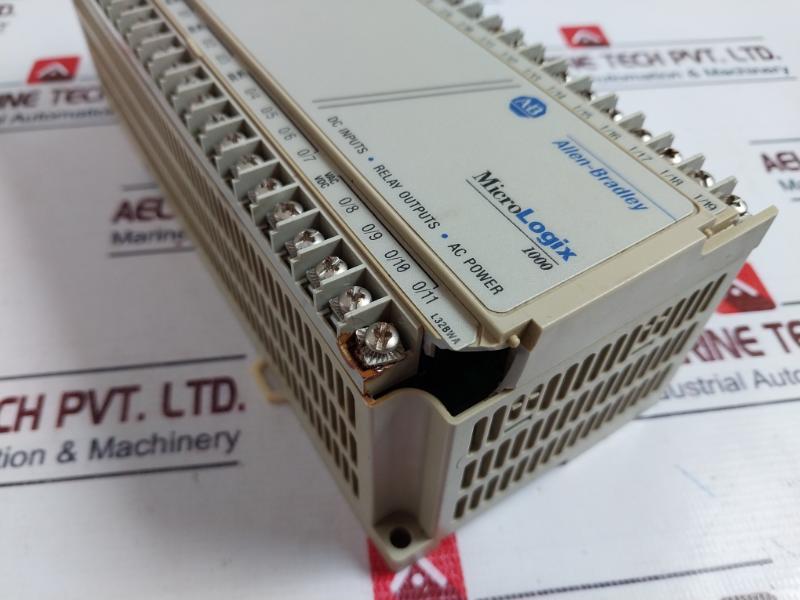 Allen-bradley 1761-l32bwa Micro Logix 1000 Plc Series E 24v Dc Input 100-240v Ac