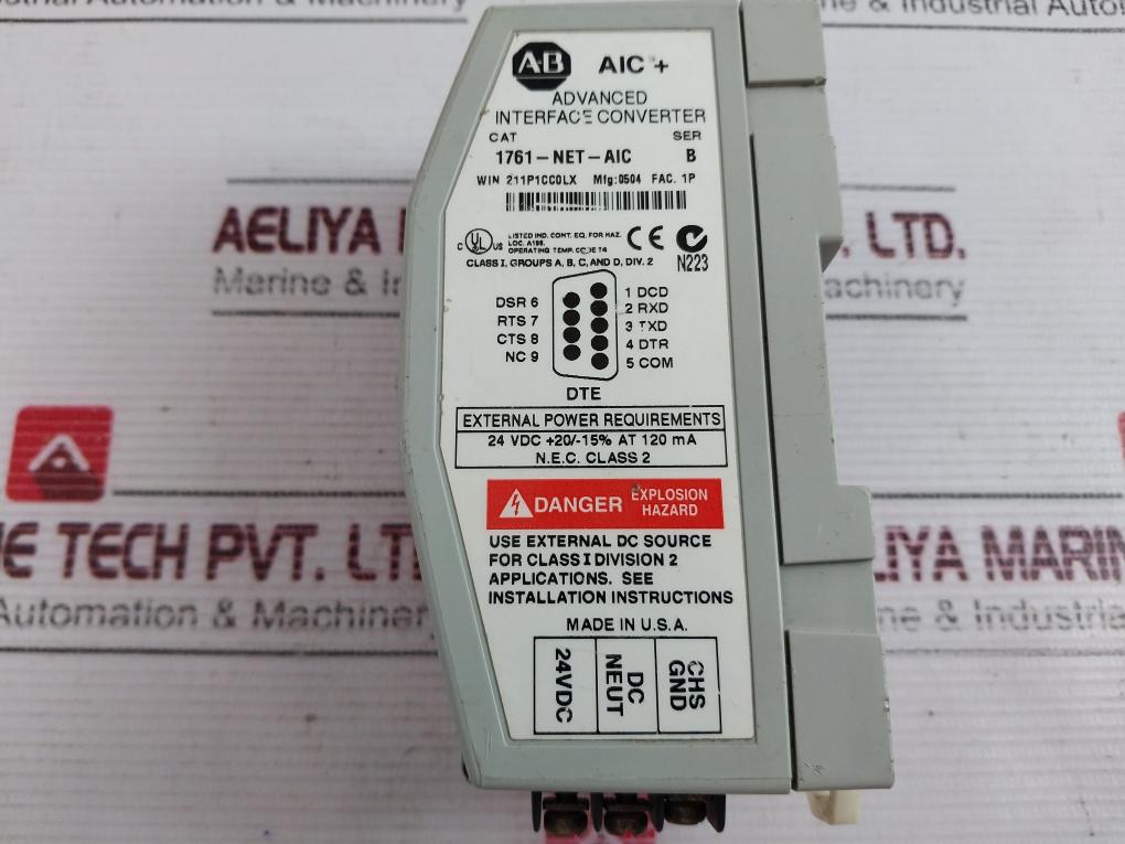 Allen-bradley 1761-net-aic Advanced Interface Converter 24 Vdc