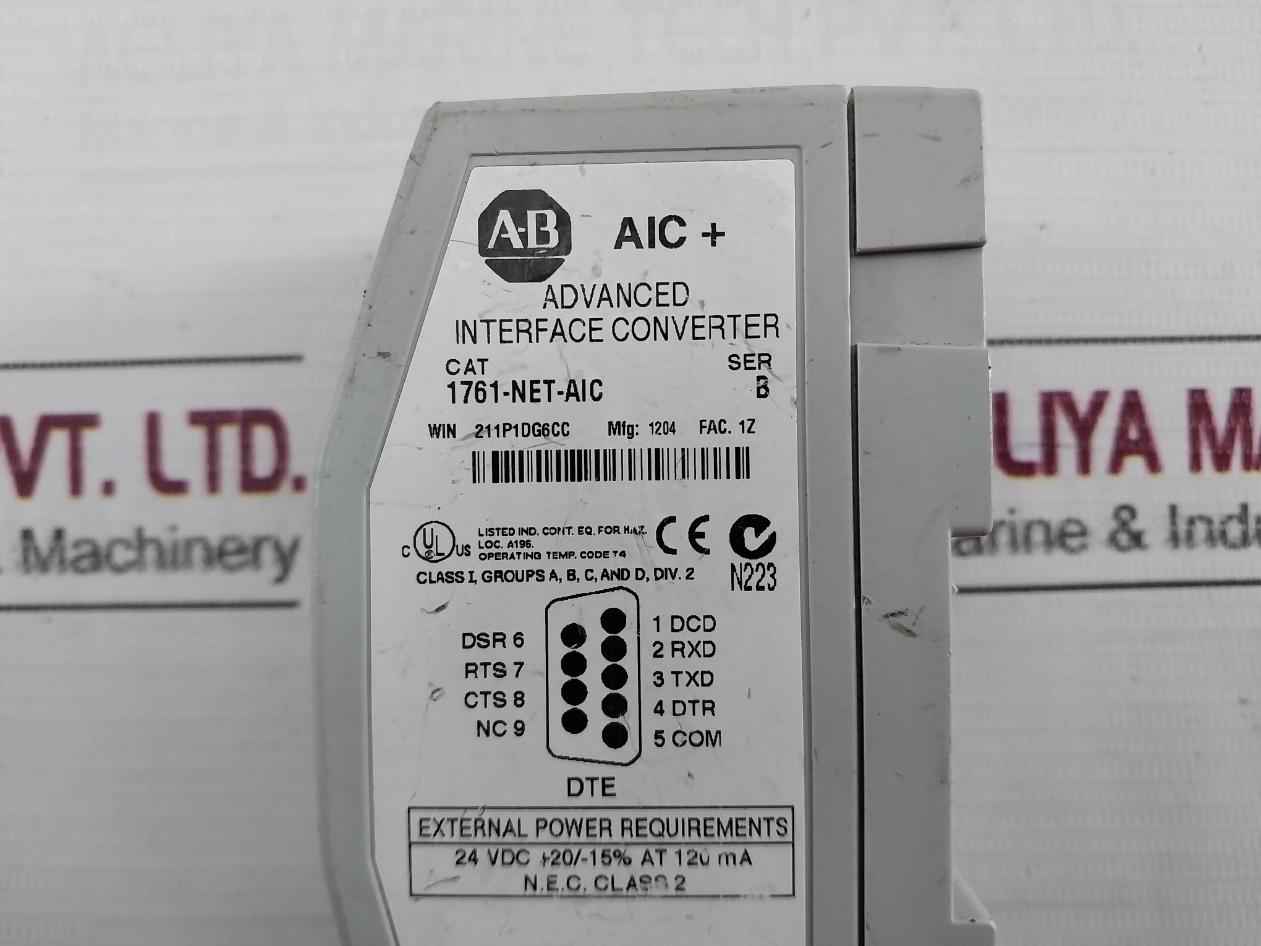 Allen-bradley 1761-net-aic Advanced Interface Converter 24 Vdc