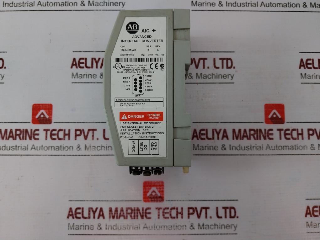 Allen-bradley 1761-net-aic Aic+ Advanced Interface Converter Ser: B Rev: A