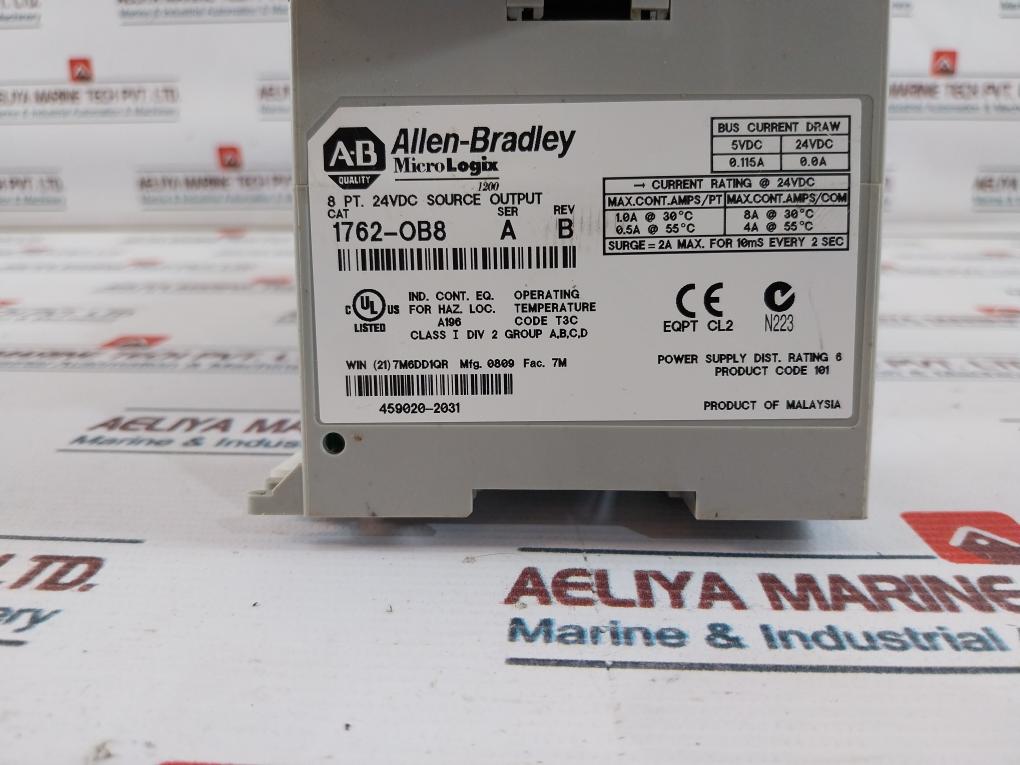 Allen-bradley 1762-if2Of2/1762-if4/ 1762-ob8/ 1762-ob16/ 1766-l32Bwa Module Set