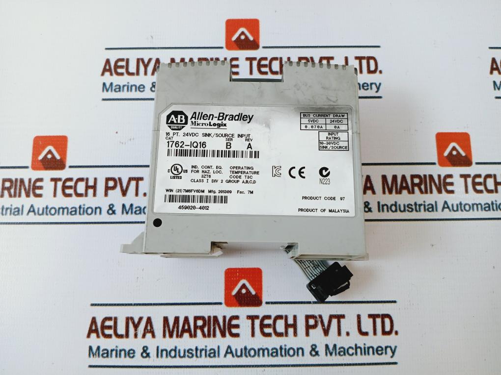 Allen-bradley 1762-iq16 Micro Logix Input Module Ser: B