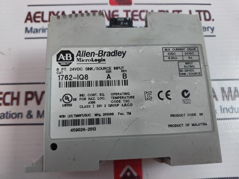 Allen-bradley 1762-iq8 Micrologix Digital Input Module