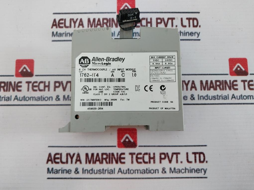 Allen-bradley 1762-it4 4 Ch Thermocouple/Mv Input Module