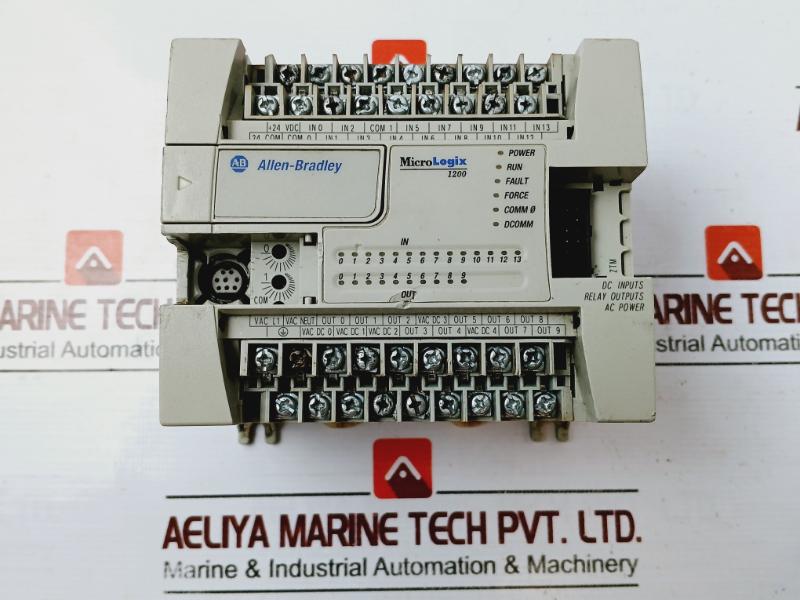 Allen-bradley 1762-l24Bwa Micrologix 1200 Controller Rev. A, Ser.C 50-60Hz 24Vdc