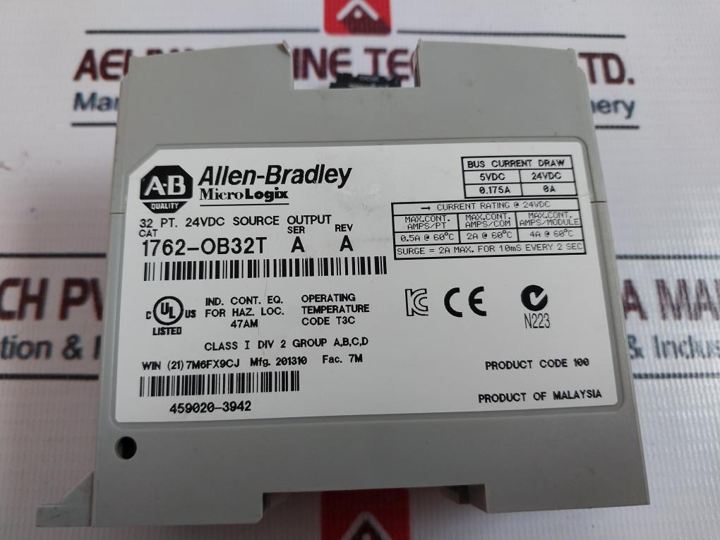 Allen-bradley 1762-ob32t MicroLogix Digital Output Module