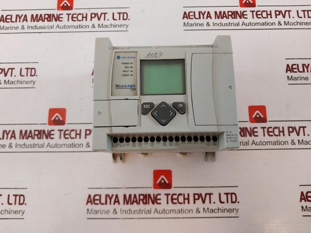 ALLEN-BRADLEY 1763-L16BBB MicroLogix 1100 Controller 24VDC