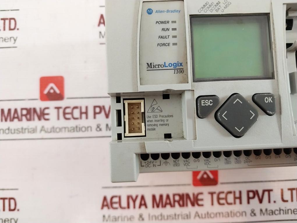 Allen-bradley 1763-l16bbb Micrologix 1100 Controller 24vdc