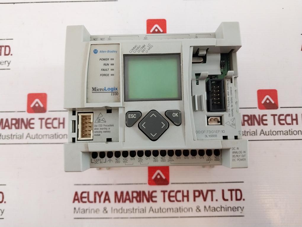 Allen-bradley 1763-l16Bbb Micrologix 1100 Controller 24Vdc