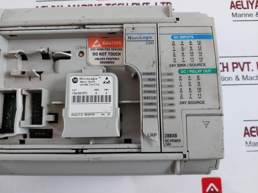 Allen-bradley 1764-28Bxb Micro Logix 1500 24V Sink/Source Dc Power Base Unit