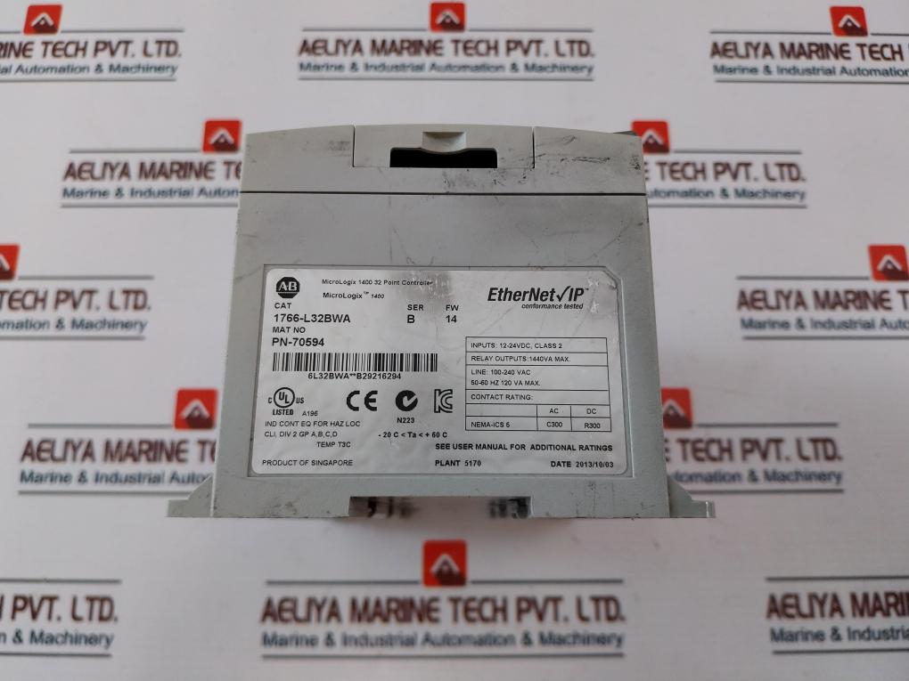 Allen-bradley 1766-l32Bwa Controller 24Vdc