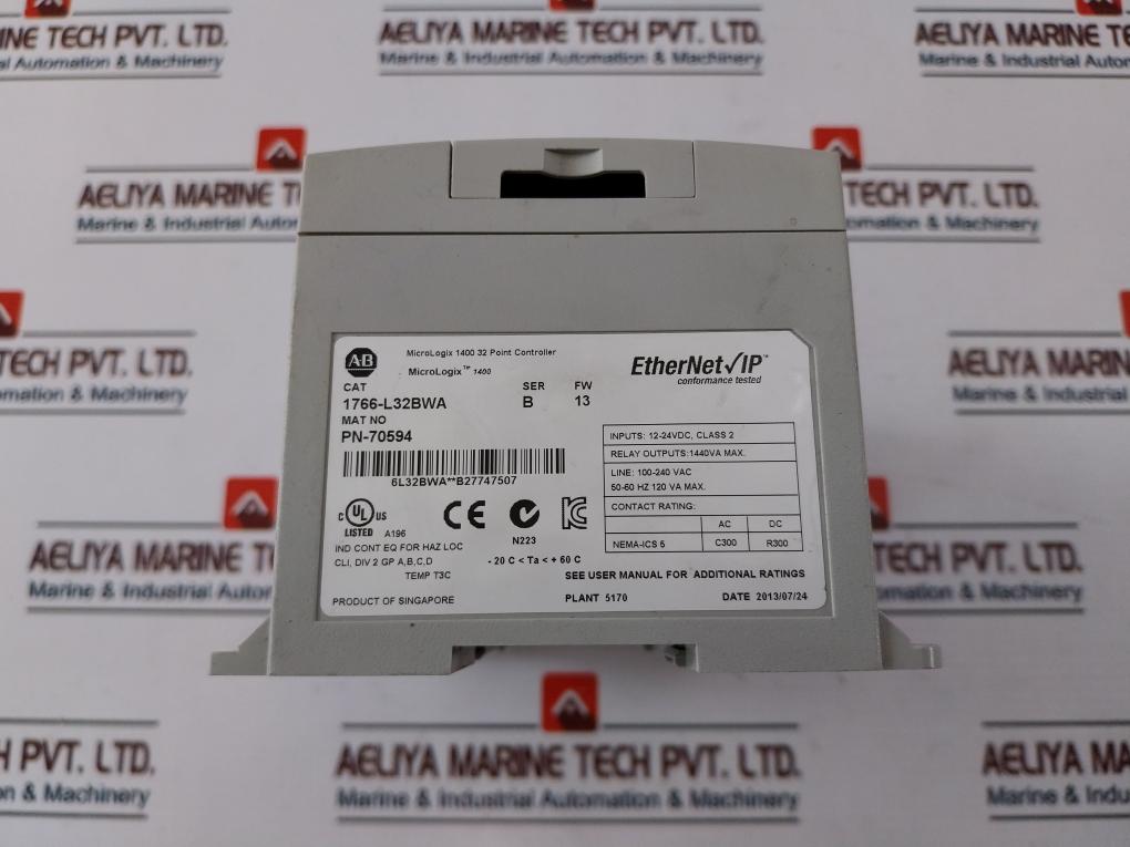 Allen-bradley 1766-l32Bwa Controller 50-60Hz