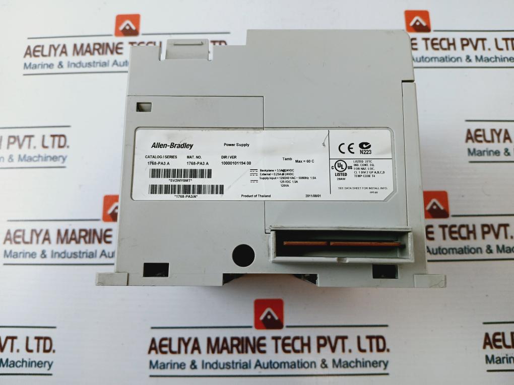 Allen-bradley 1768-pa3 Compactlogix Power Supply 120/240Vac~ 50/60Hz 1.5A