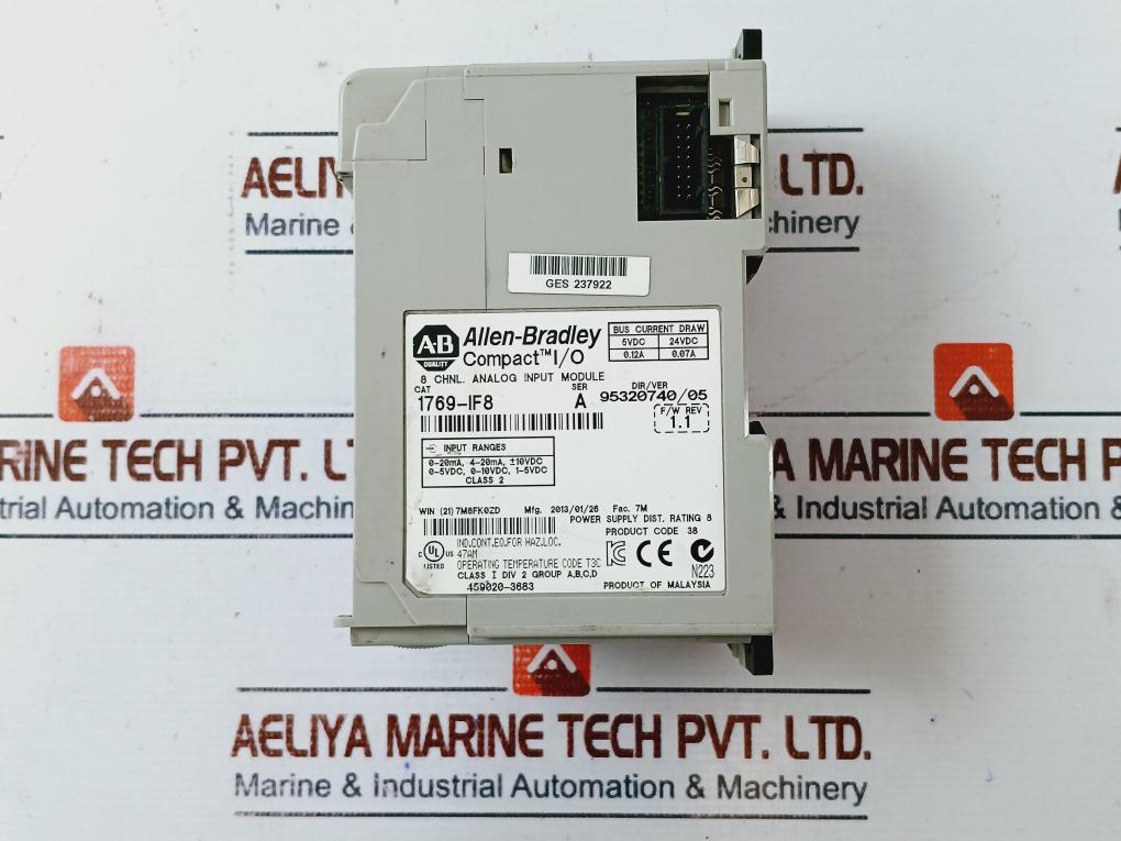 Allen-bradley 1769-if8 8 Channel Analog Input Module Ser A