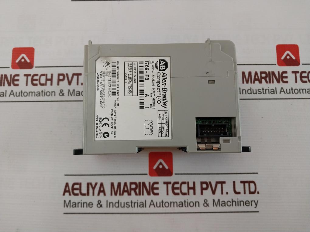 Allen-bradley 1769-if8 Analog Input Module 5Vdc 24Vdc 0-5Vdc, 0-10Vdc, 1-5Vdc