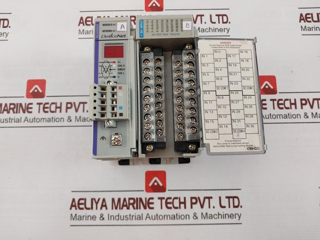 Allen-bradley 1769-iq32 Dc Sink/Source Input Module 5Vdc 24Vdc 1106 7M