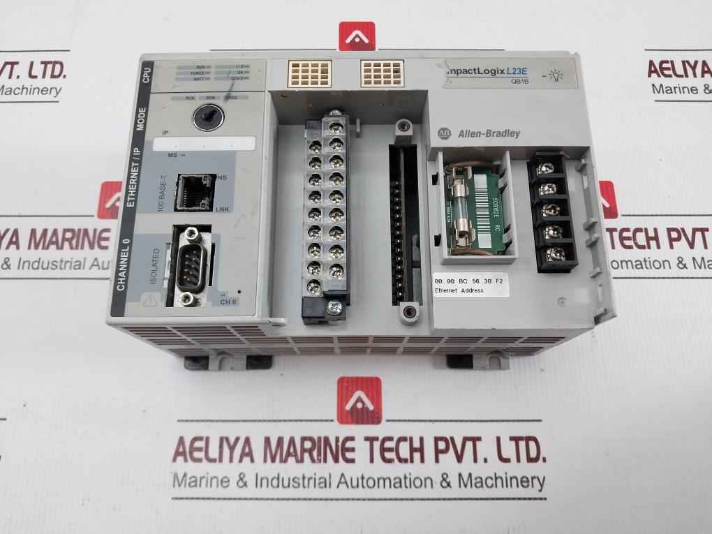 Allen-bradley 1769-l23E-qb1B Logix 5323E Packaged Controller Unit 10-26.4 Vdc