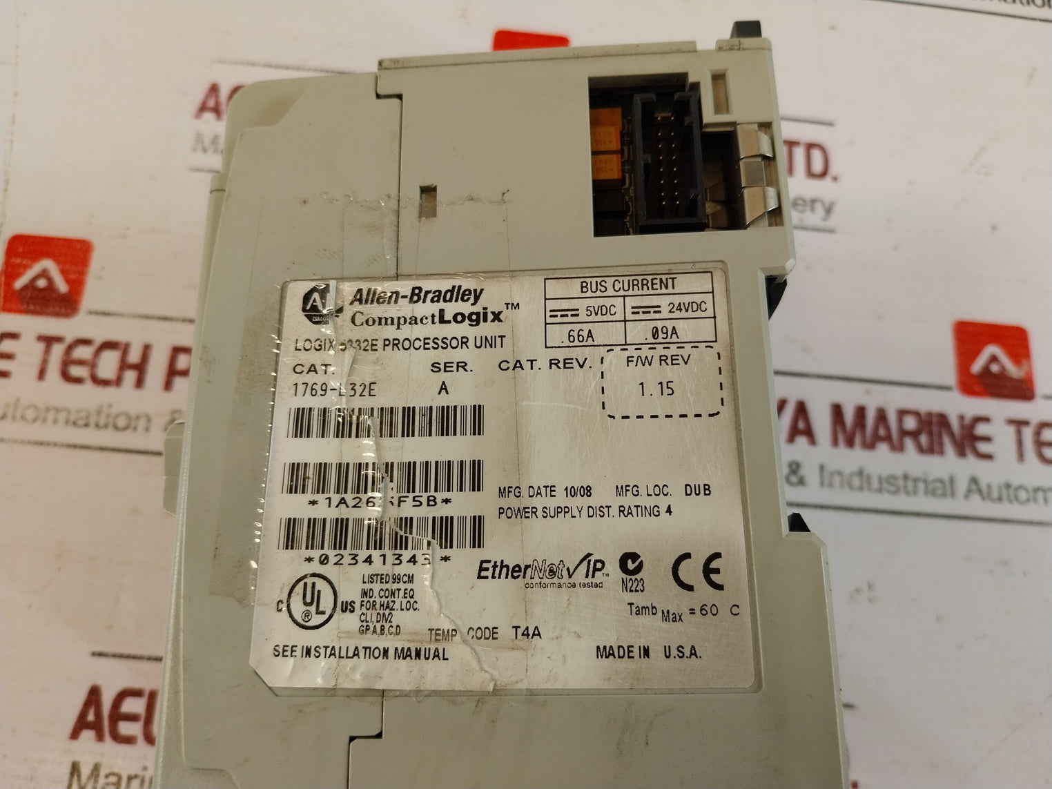 Allen-bradley 1769-l32e Compactlogix Processor Unit Ethernet Ip