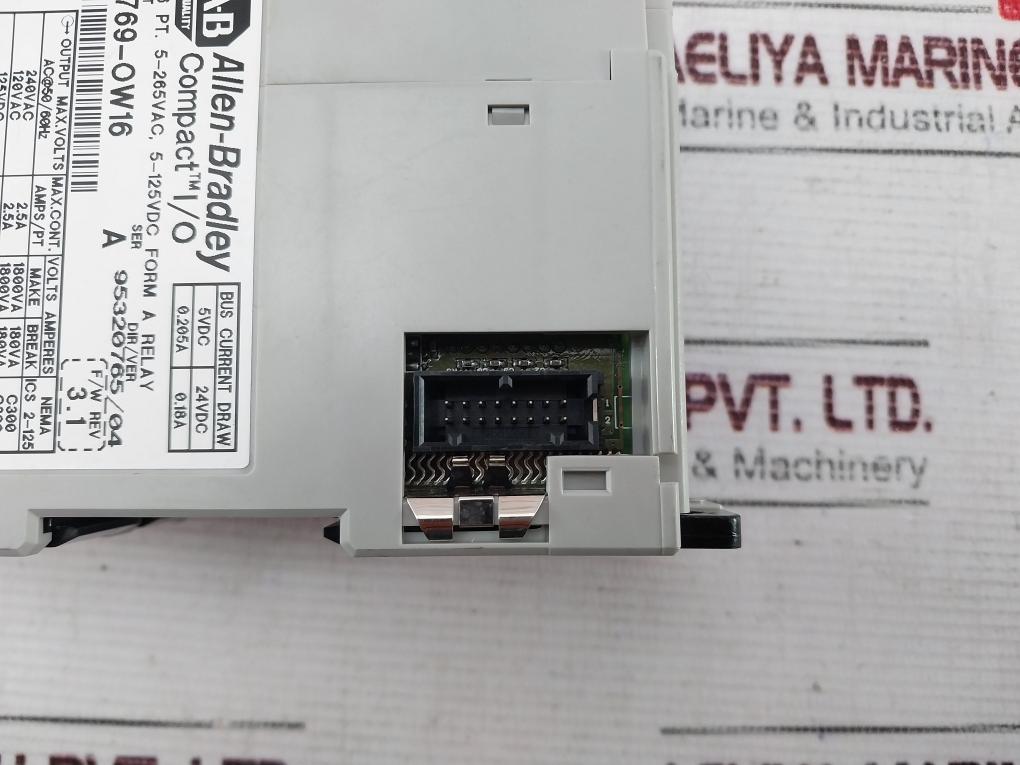 Allen-bradley 1769-ow16 Compact Logix Relay Output Module 95320765/04